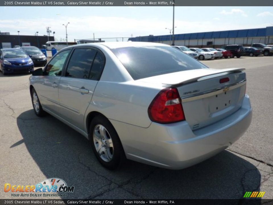 2005 Chevrolet Malibu LT V6 Sedan Galaxy Silver Metallic / Gray Photo #2