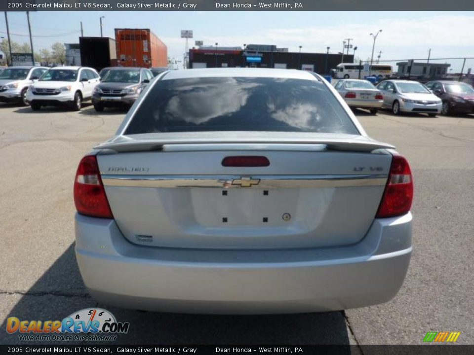 2005 Chevrolet Malibu LT V6 Sedan Galaxy Silver Metallic / Gray Photo #3