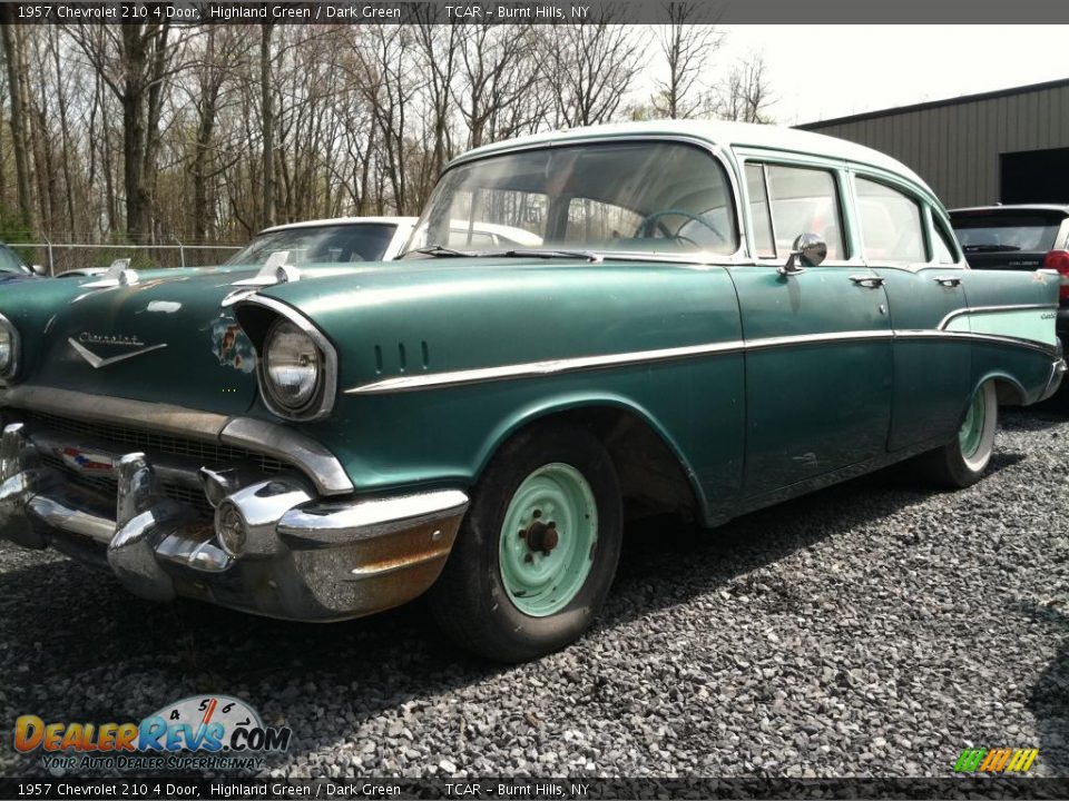 1957 Chevrolet 210 4 Door Highland Green / Dark Green Photo #1