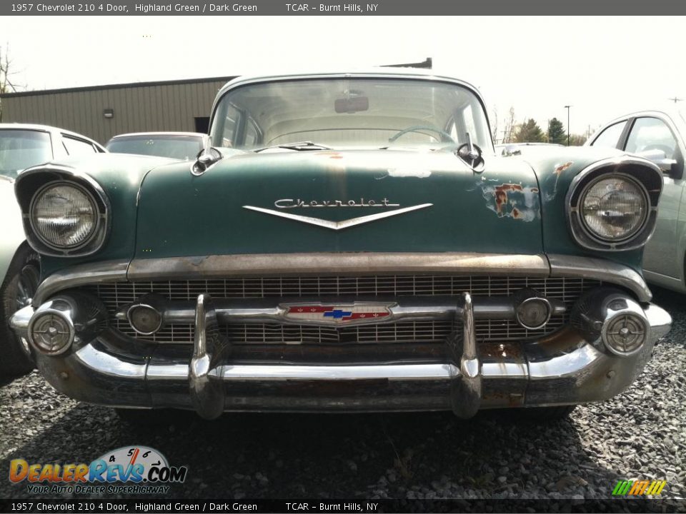 1957 Chevrolet 210 4 Door Highland Green / Dark Green Photo #2