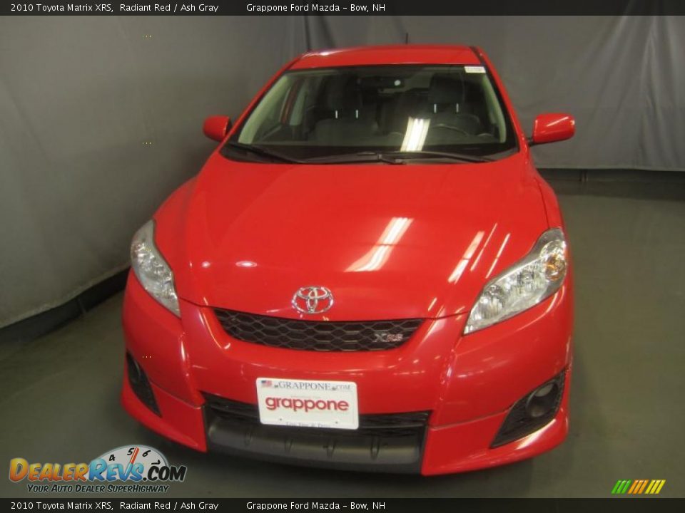 2010 Toyota Matrix XRS Radiant Red / Ash Gray Photo #2