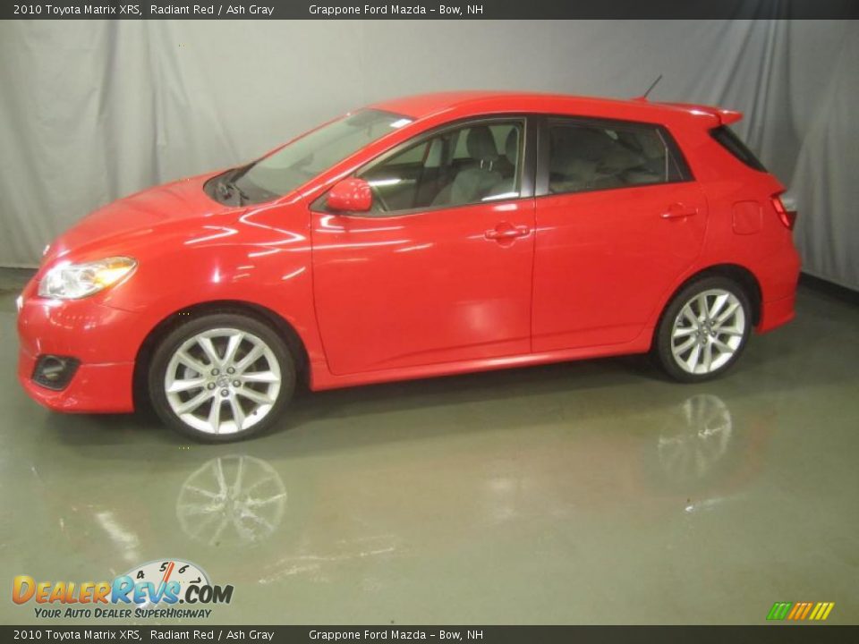 2010 Toyota Matrix XRS Radiant Red / Ash Gray Photo #3