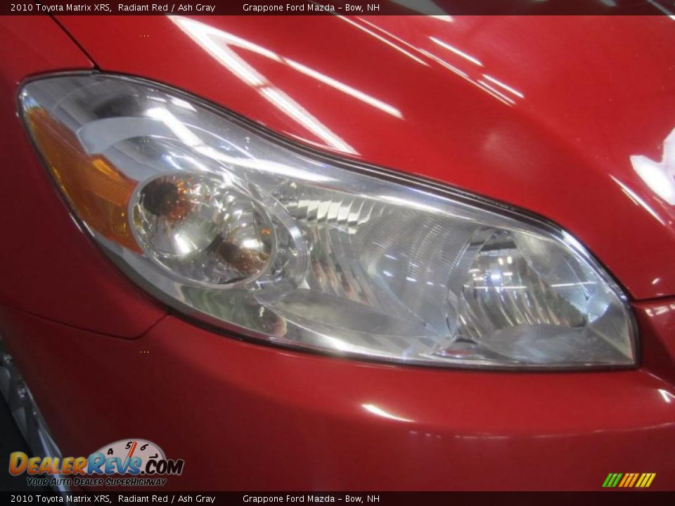2010 Toyota Matrix XRS Radiant Red / Ash Gray Photo #6