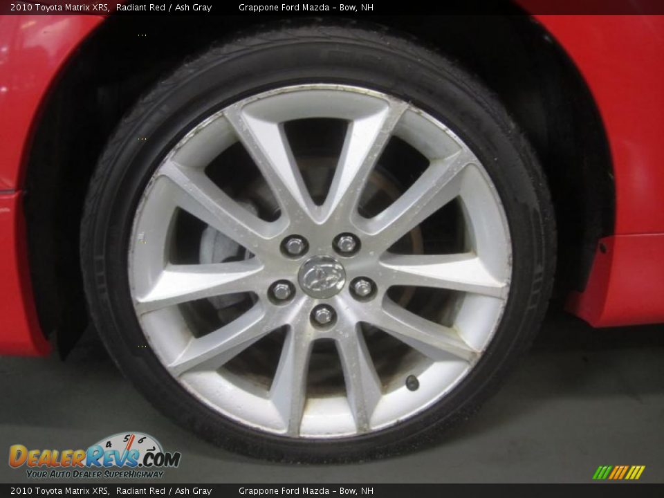 2010 Toyota Matrix XRS Radiant Red / Ash Gray Photo #8
