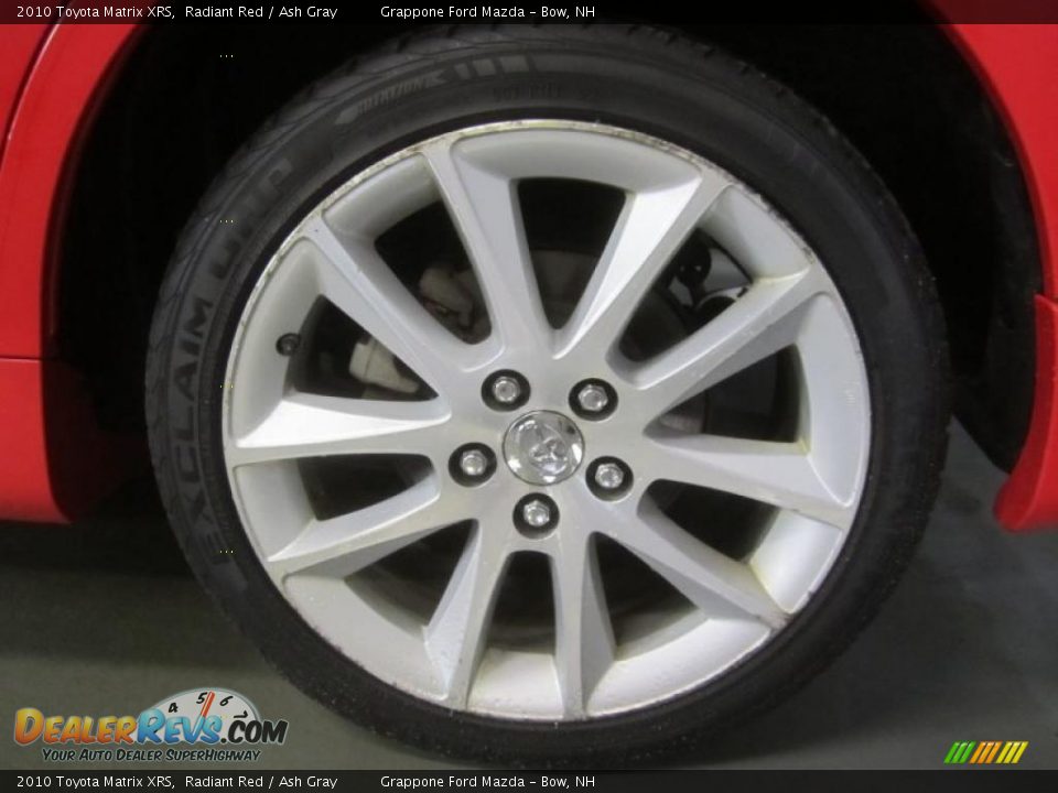 2010 Toyota Matrix XRS Radiant Red / Ash Gray Photo #9