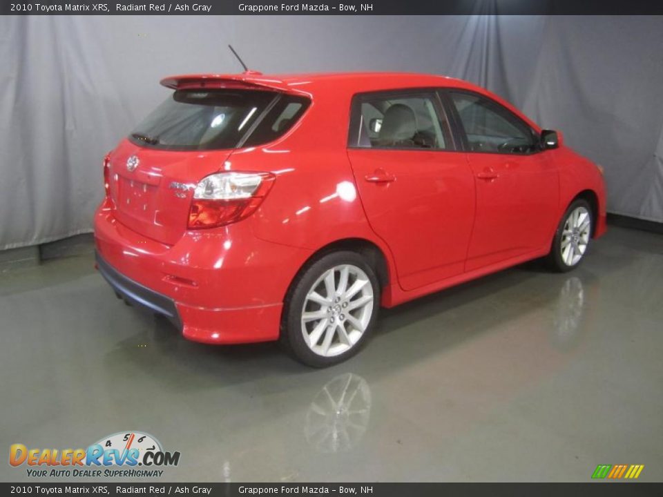 2010 Toyota Matrix XRS Radiant Red / Ash Gray Photo #11