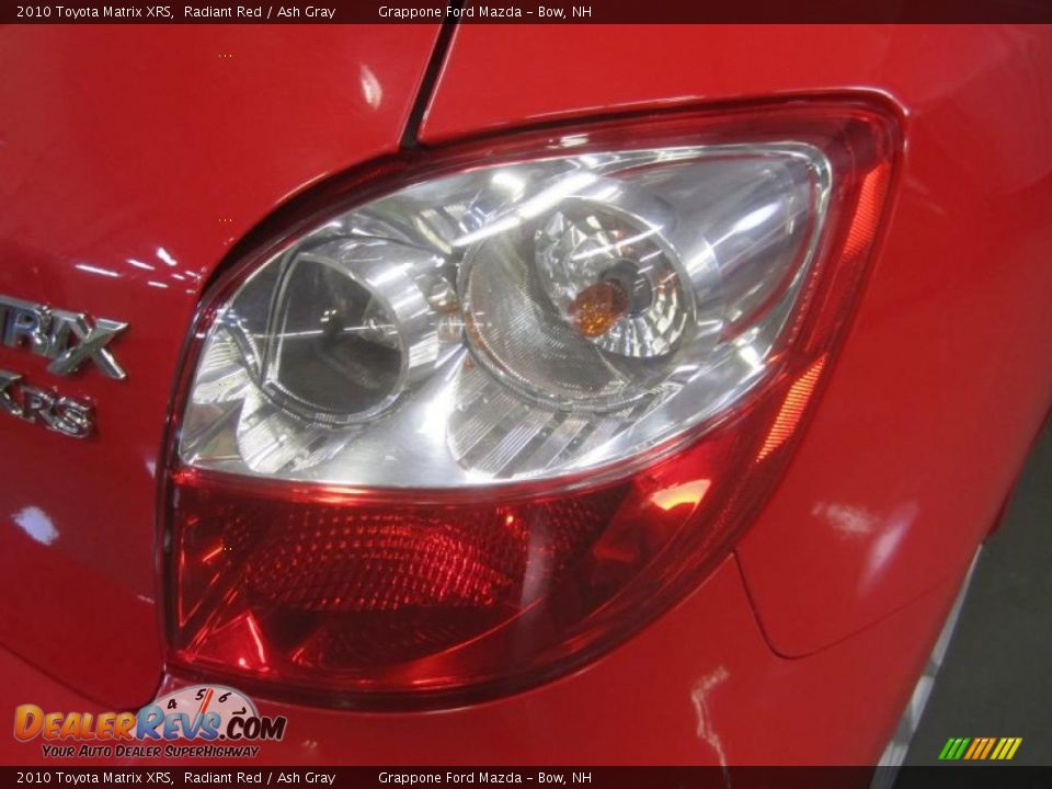 2010 Toyota Matrix XRS Radiant Red / Ash Gray Photo #14