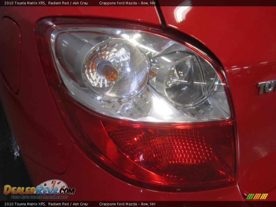 2010 Toyota Matrix XRS Radiant Red / Ash Gray Photo #15