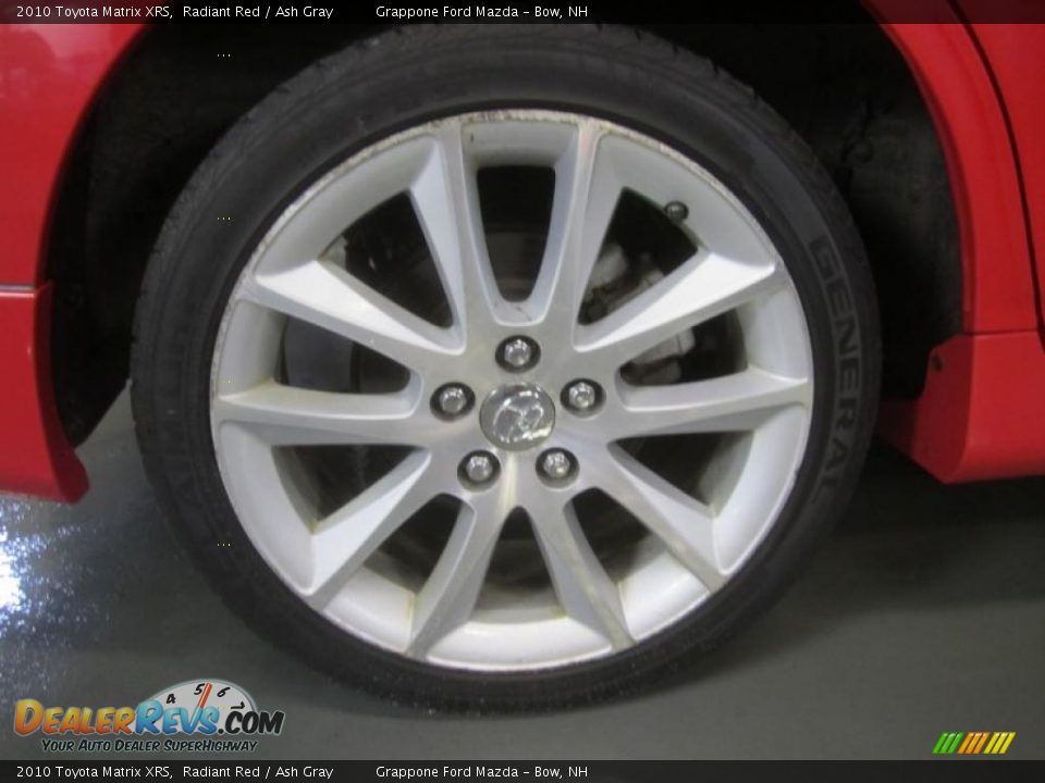 2010 Toyota Matrix XRS Radiant Red / Ash Gray Photo #18