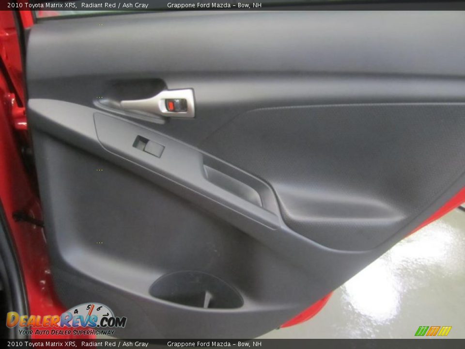 2010 Toyota Matrix XRS Radiant Red / Ash Gray Photo #21