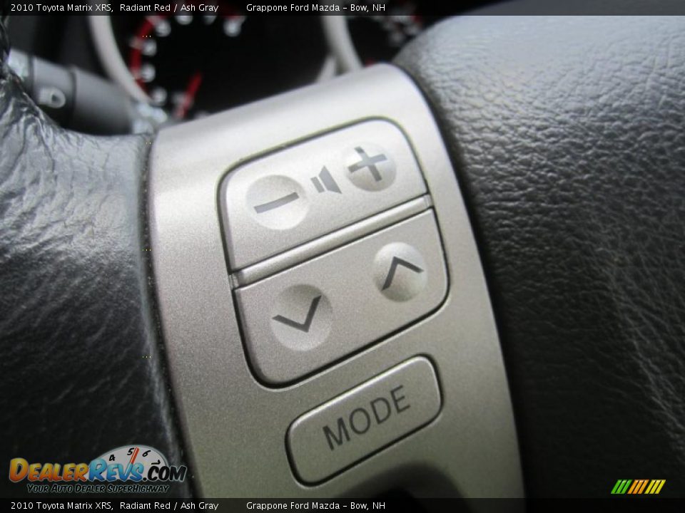 2010 Toyota Matrix XRS Radiant Red / Ash Gray Photo #28