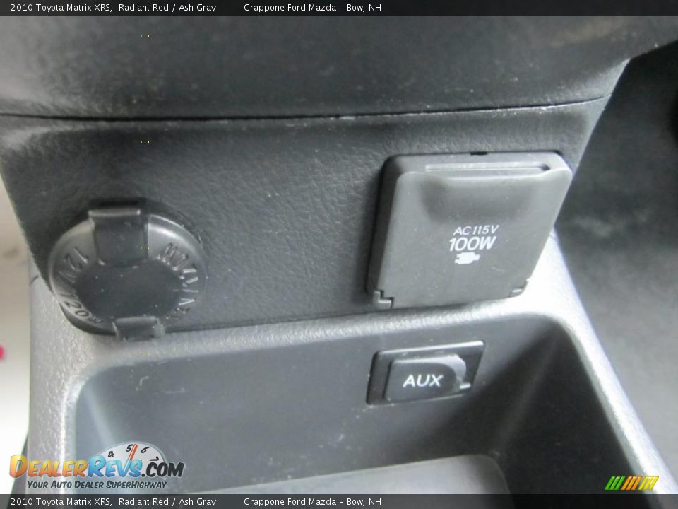 2010 Toyota Matrix XRS Radiant Red / Ash Gray Photo #31