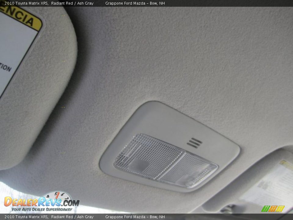 2010 Toyota Matrix XRS Radiant Red / Ash Gray Photo #32