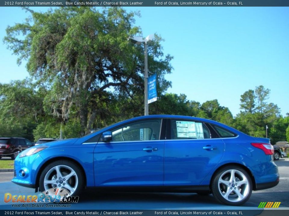 Blue Candy Metallic 2012 Ford Focus Titanium Sedan Photo #2