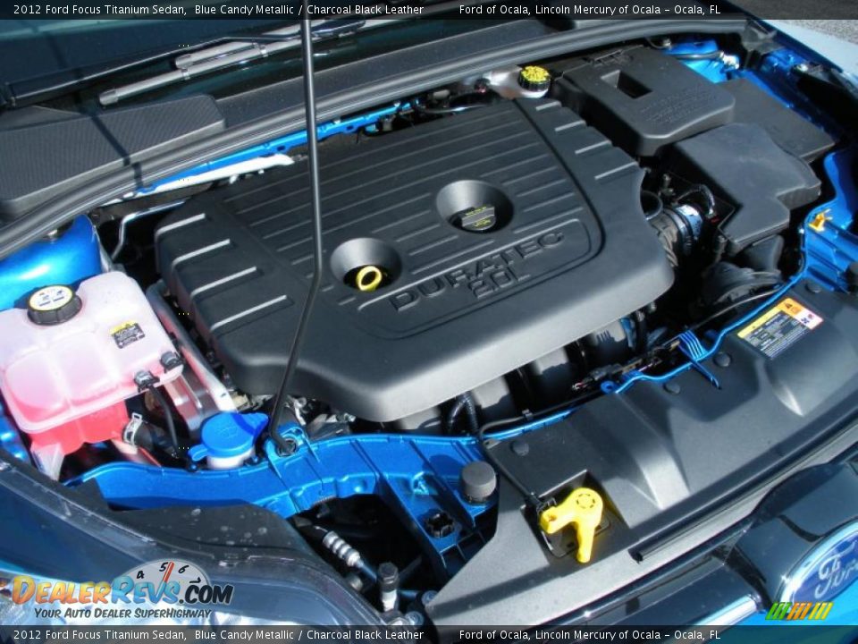 2012 Ford Focus Titanium Sedan 2.0 Liter GDI DOHC 16-Valve Ti-VCT 4 Cylinder Engine Photo #11