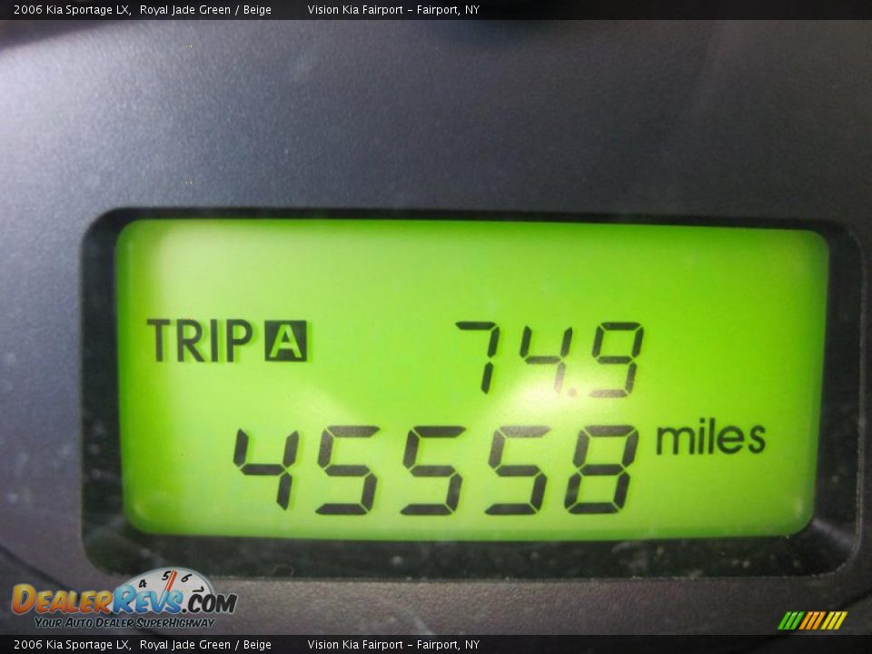 2006 Kia Sportage LX Royal Jade Green / Beige Photo #3