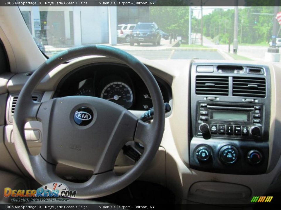 2006 Kia Sportage LX Royal Jade Green / Beige Photo #4