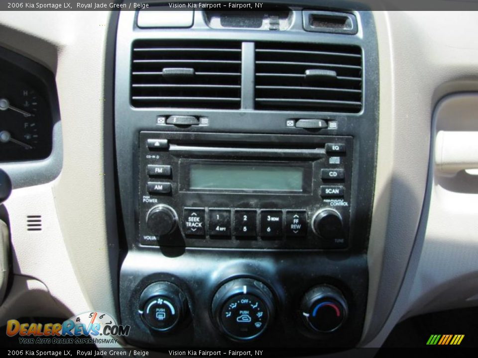 2006 Kia Sportage LX Royal Jade Green / Beige Photo #5