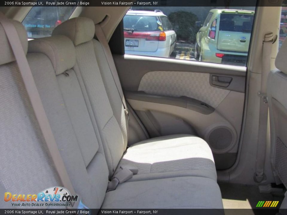 2006 Kia Sportage LX Royal Jade Green / Beige Photo #8