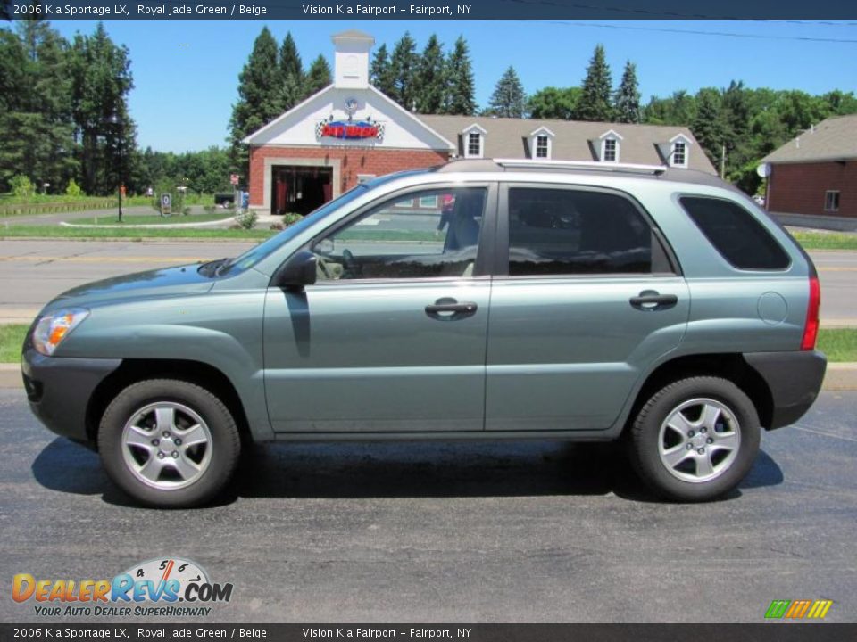 Royal Jade Green 2006 Kia Sportage LX Photo #12