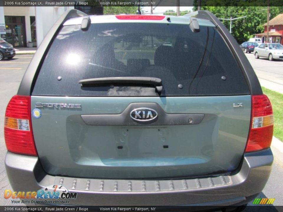 2006 Kia Sportage LX Royal Jade Green / Beige Photo #14