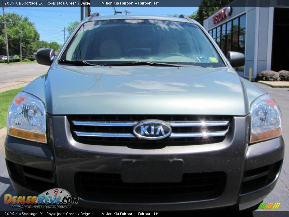 2006 Kia Sportage LX Royal Jade Green / Beige Photo #16