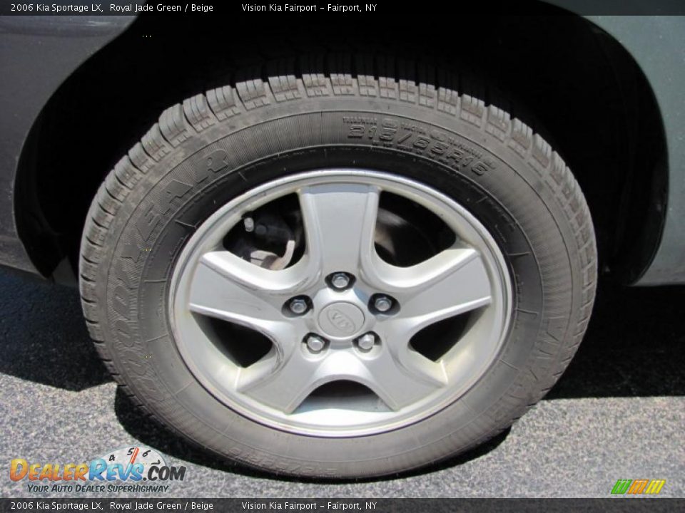 2006 Kia Sportage LX Royal Jade Green / Beige Photo #17