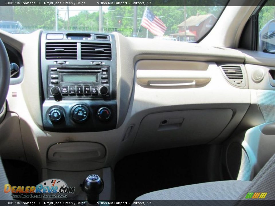 2006 Kia Sportage LX Royal Jade Green / Beige Photo #18