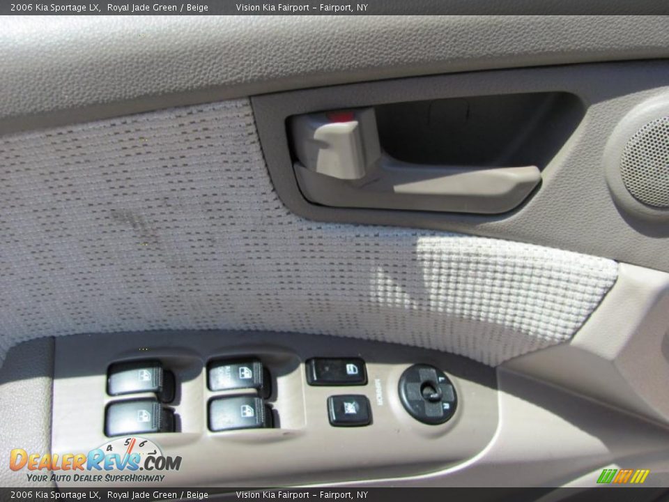 2006 Kia Sportage LX Royal Jade Green / Beige Photo #21