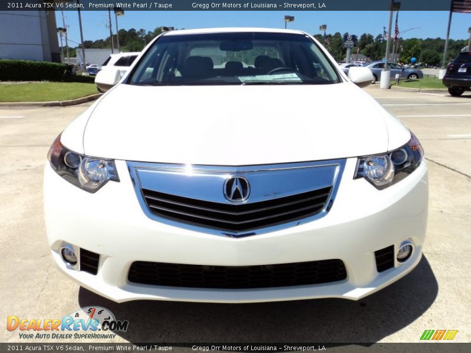 Premium White Pearl 2011 Acura TSX V6 Sedan Photo #5