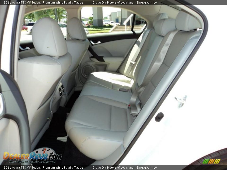 Taupe Interior - 2011 Acura TSX V6 Sedan Photo #8