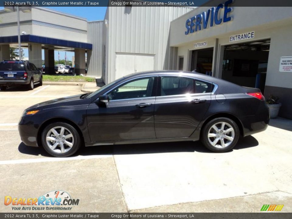 2012 Acura TL 3.5 Graphite Luster Metallic / Taupe Photo #3