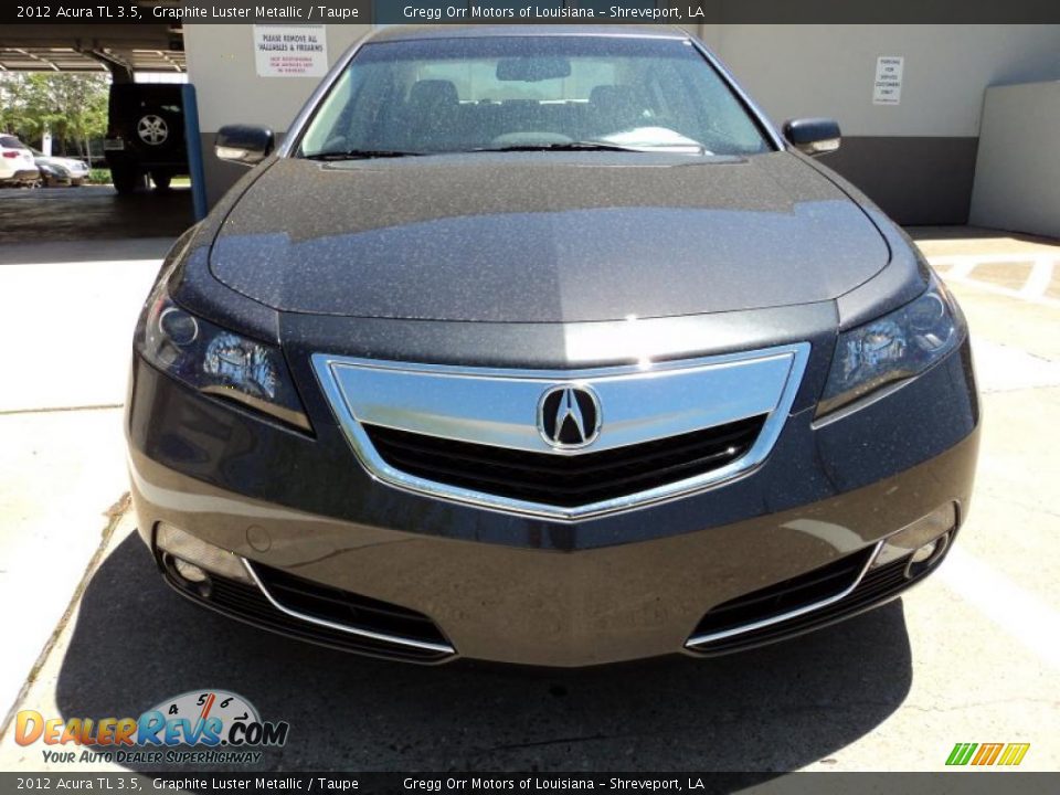 2012 Acura TL 3.5 Graphite Luster Metallic / Taupe Photo #5