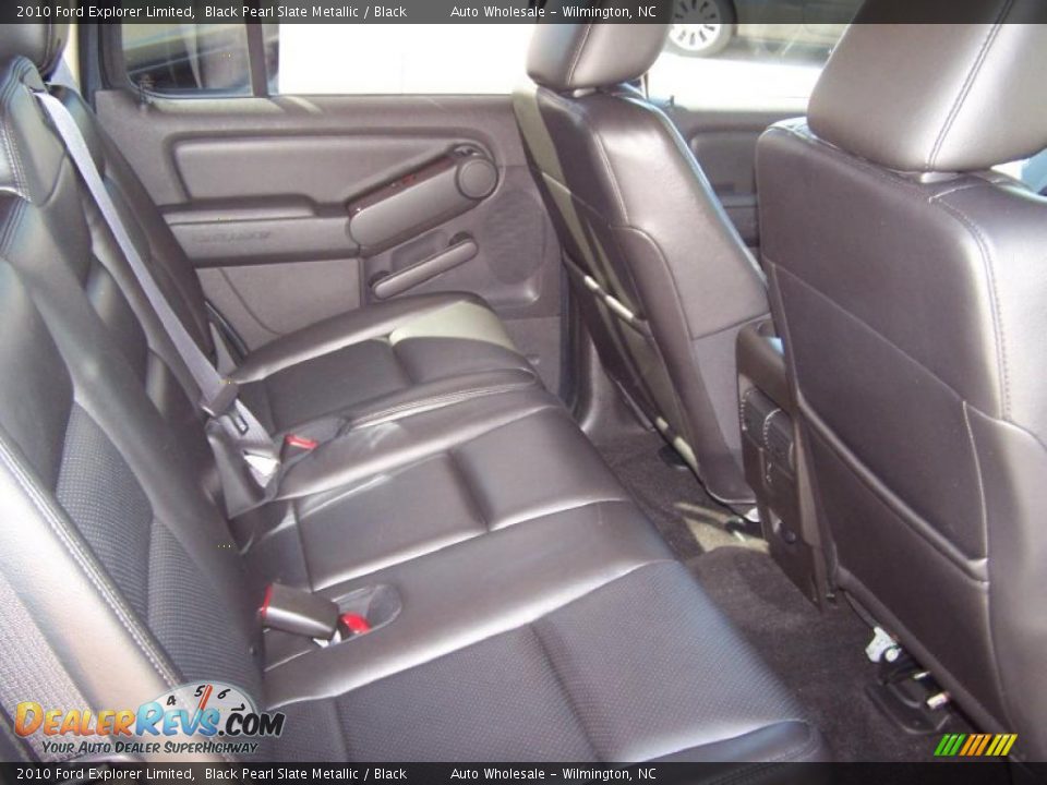 Black Interior - 2010 Ford Explorer Limited Photo #7