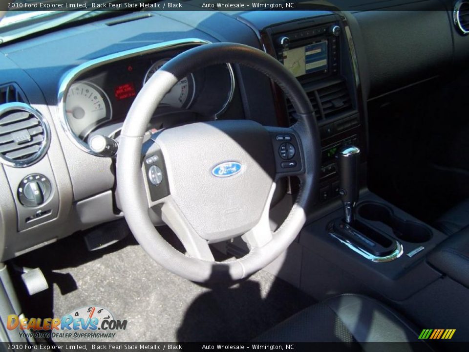2010 Ford Explorer Limited Black Pearl Slate Metallic / Black Photo #9