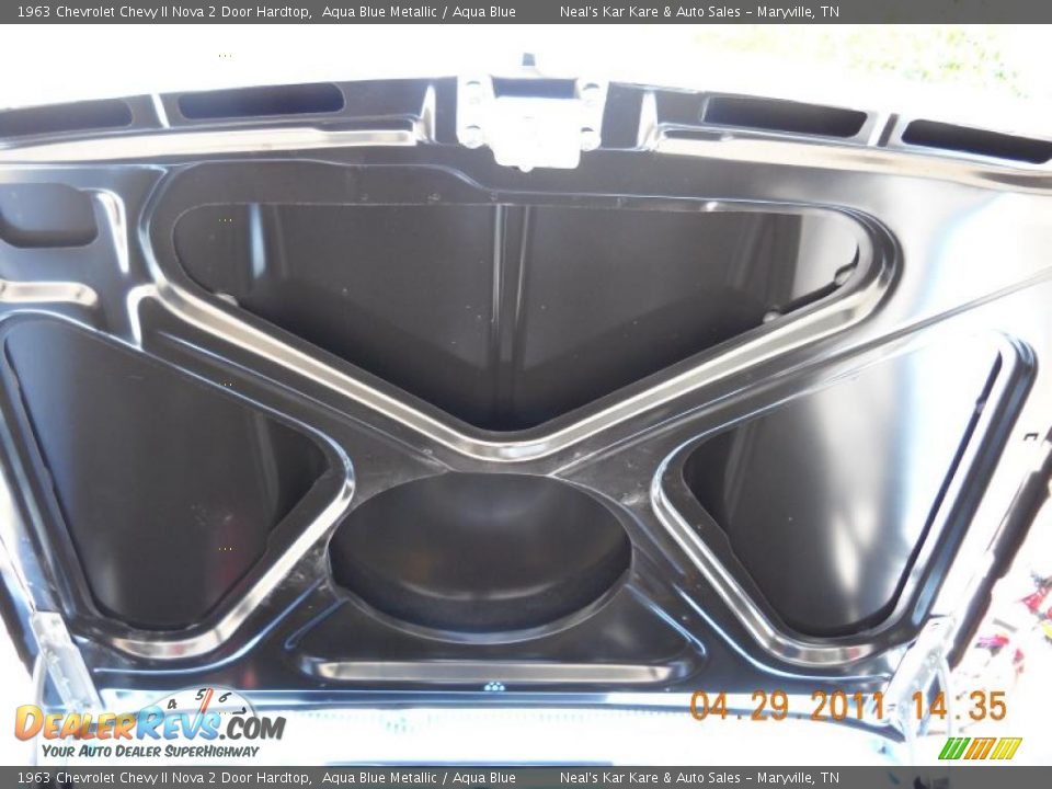 1963 Chevrolet Chevy II Nova 2 Door Hardtop Aqua Blue Metallic / Aqua Blue Photo #7