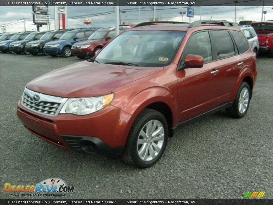 2011 Subaru Forester 2.5 X Premium Paprika Red Metallic / Black Photo #7