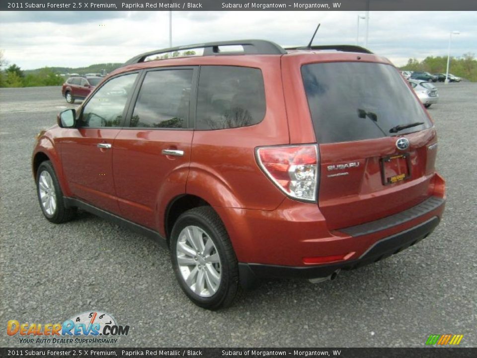 2011 Subaru Forester 2.5 X Premium Paprika Red Metallic / Black Photo #9