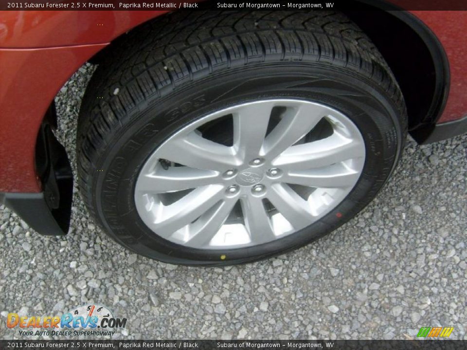 2011 Subaru Forester 2.5 X Premium Paprika Red Metallic / Black Photo #12