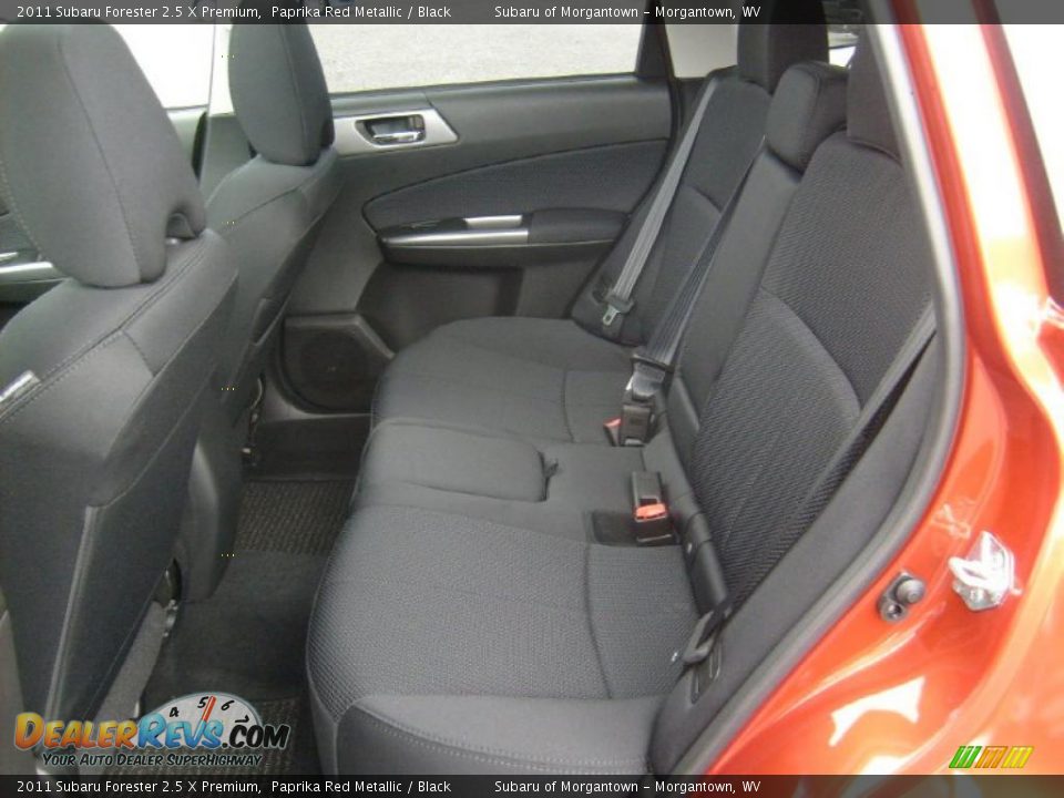 Black Interior - 2011 Subaru Forester 2.5 X Premium Photo #15