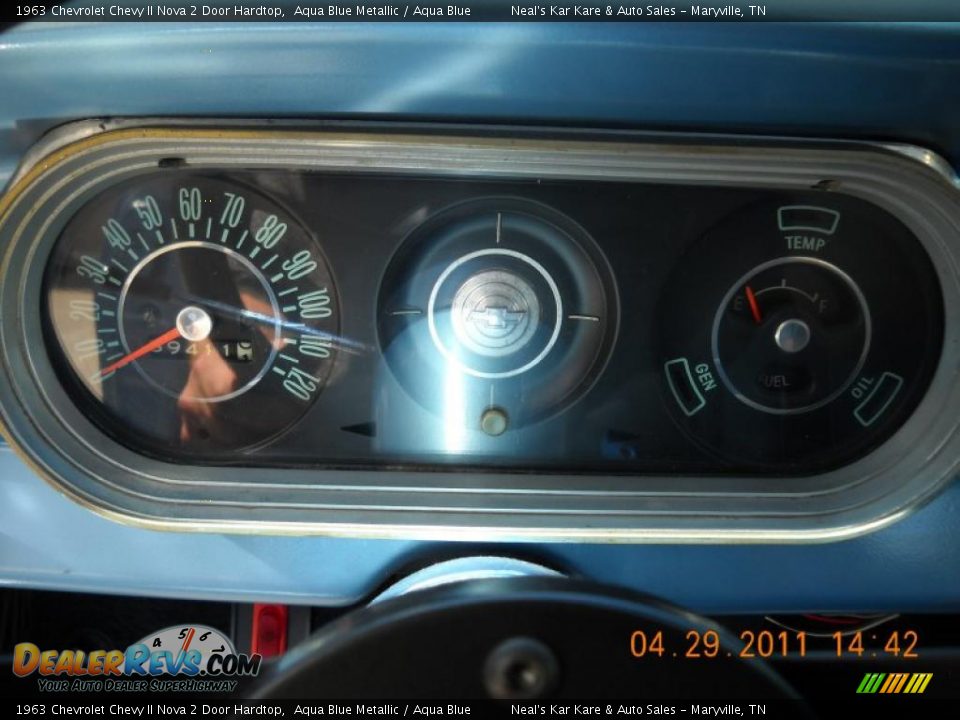 1963 Chevrolet Chevy II Nova 2 Door Hardtop Gauges Photo #28