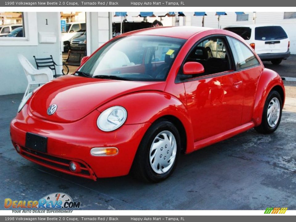 1998 Volkswagen New Beetle 2.0 Coupe Tornado Red / Black Photo #4