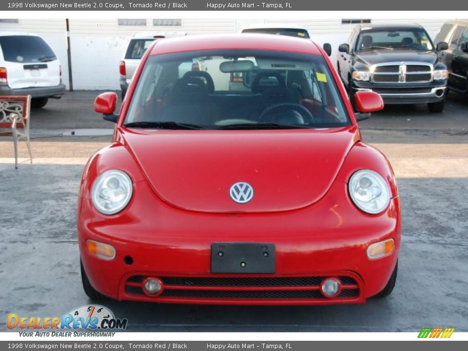 1998 Volkswagen New Beetle 2.0 Coupe Tornado Red / Black Photo #6