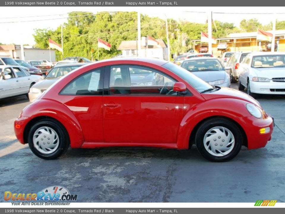 Tornado Red 1998 Volkswagen New Beetle 2.0 Coupe Photo #7