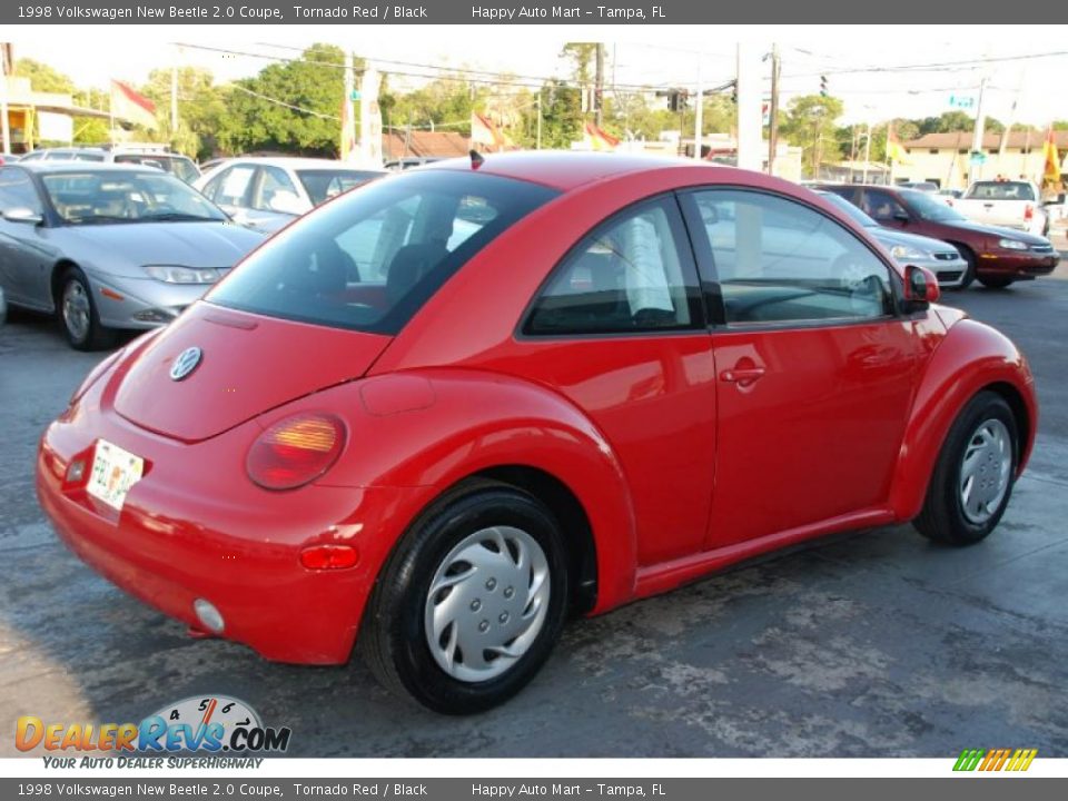 1998 Volkswagen New Beetle 2.0 Coupe Tornado Red / Black Photo #8