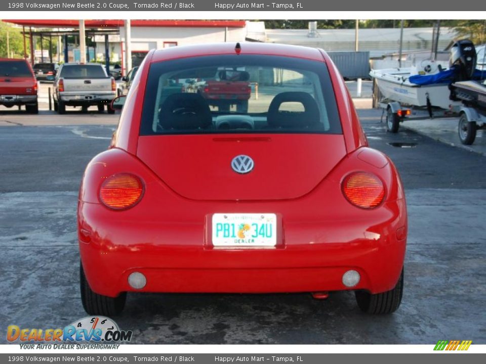 1998 Volkswagen New Beetle 2.0 Coupe Tornado Red / Black Photo #9