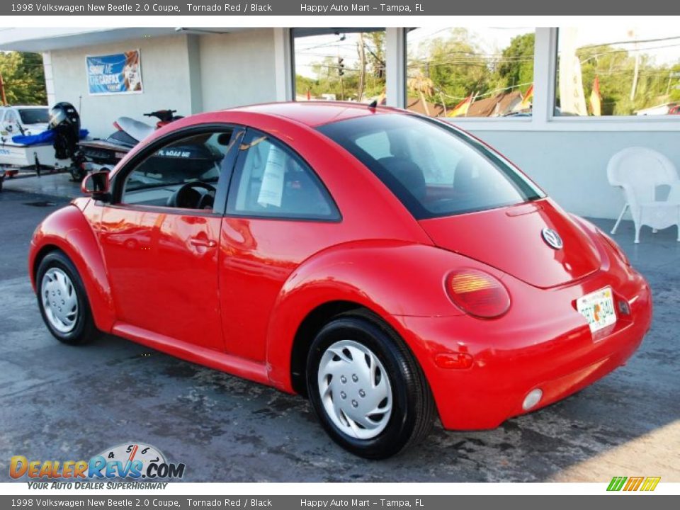 1998 Volkswagen New Beetle 2.0 Coupe Tornado Red / Black Photo #10