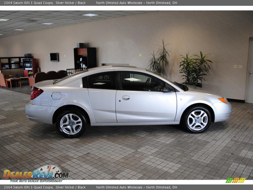 Silver Nickel 2004 Saturn ION 3 Quad Coupe Photo #11