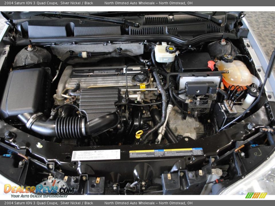 2004 Saturn ION 3 Quad Coupe 2.2 Liter DOHC 16 Valve 4 Cylinder Engine Photo #17