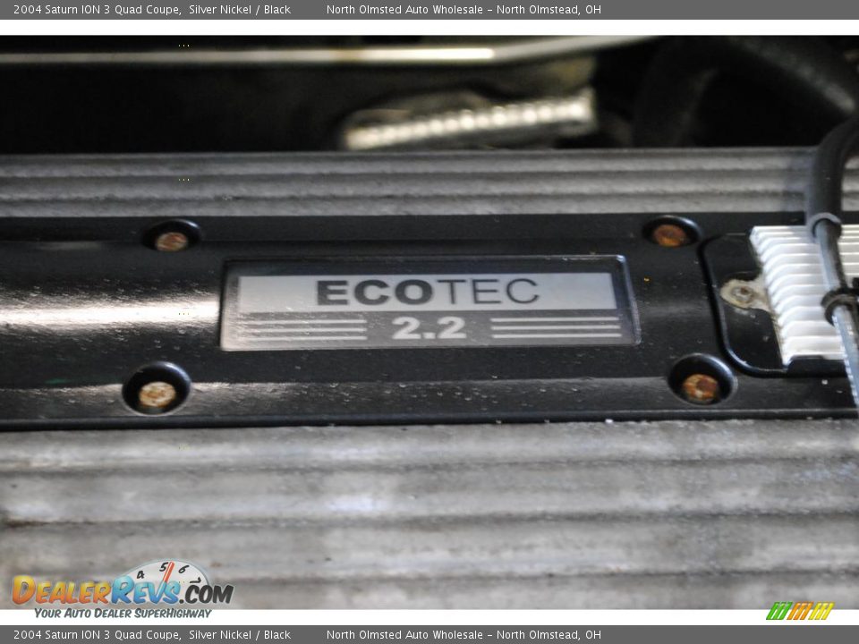 2004 Saturn ION 3 Quad Coupe 2.2 Liter DOHC 16 Valve 4 Cylinder Engine Photo #18